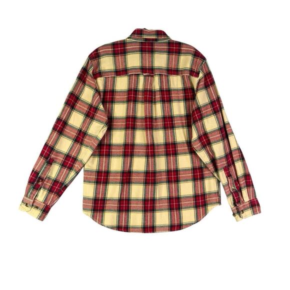 Woolrich Shirt Flannel Plaid Mens Size Medium M Long Sleeve Button Down Cotton - Picture 3 of 10